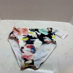NWT Liv Printed High-Waist Bikini Bottoms Swimsuit